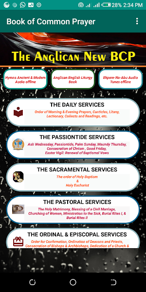 Anglican Book of Common Prayer Screenshot 1