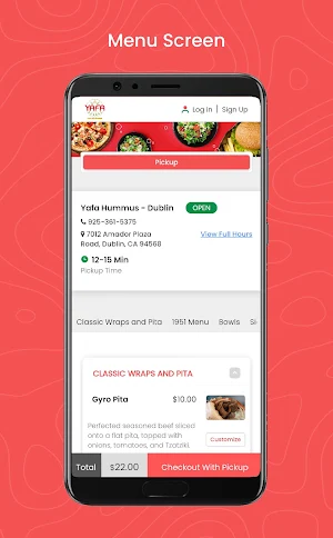 Yafa Hummus Screenshot 3
