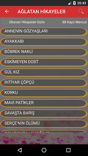 Ağlatan Hikayeler Screenshot 2
