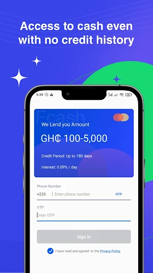 FCash- Fast Online Lending Screenshot 2
