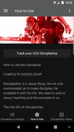 G2X | Athlete Discipleship Screenshot 1