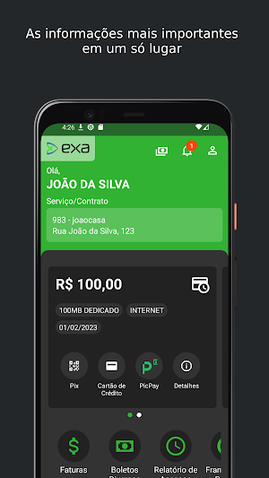 Exa Internet Screenshot 0