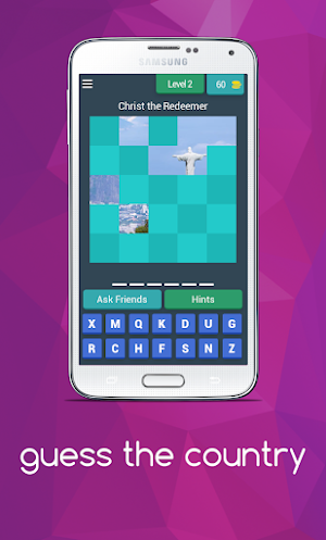 Country guess game quizzes Screenshot 2