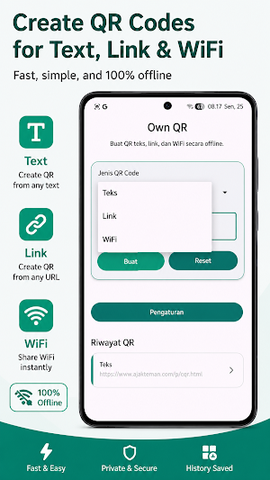 Simple QR Code Generator Screenshot 0