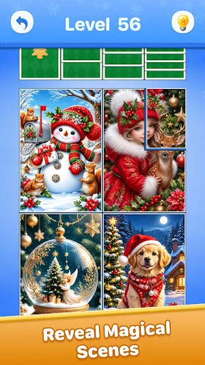 Christmas Jigdrop Puzzle Screenshot 2