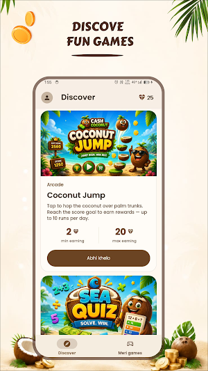 Cash Coconut: Reward Games Screenshot 1