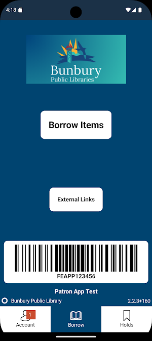 Bunbury Public Library Screenshot 0