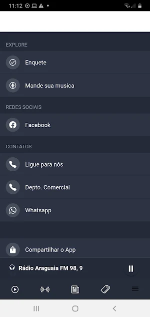 Rádio Araguaia FM 98,9 Screenshot 1