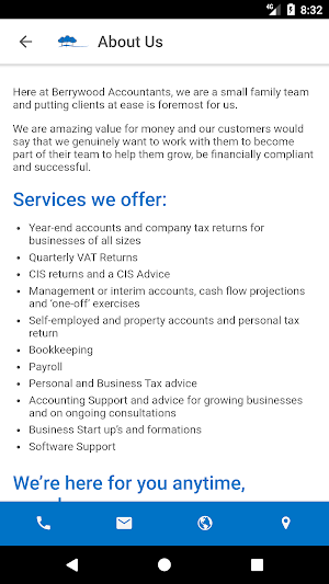 Berrywood Accountants Screenshot 1