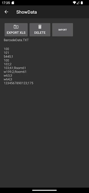 AE Simple Barcode App Screenshot 1