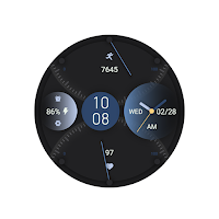 Hidden Grey Blue For Wear OS