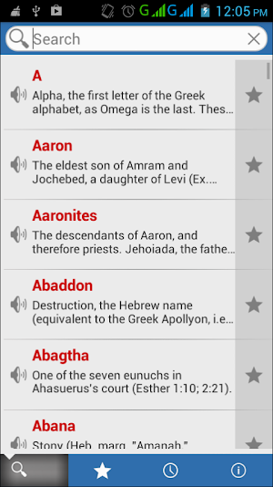 Easton Bible Dictionary Screenshot 0