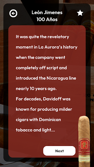 La Aurora Cigar Rings Screenshot 3