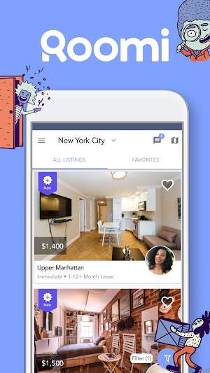 Roomi - Roommates & Rooms Finder Screenshot 0