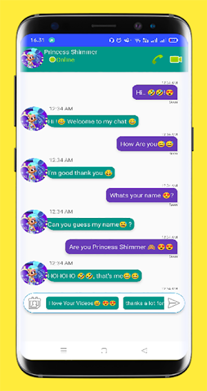 Prank Call Princess Shimmer Screenshot 1