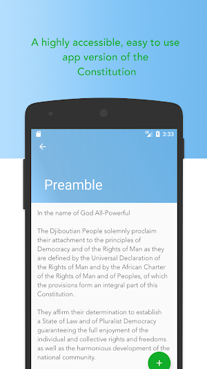 Djibouti Constitution 1992 (rev. 2010) Screenshot 1