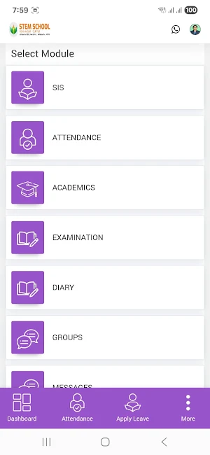 STEM Admin Screenshot 1