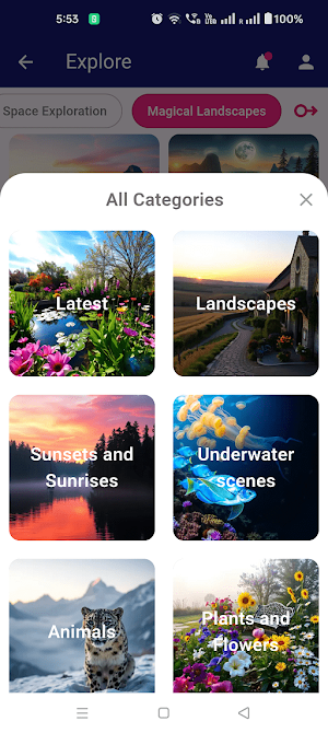 InspirePix - AI Image Explorer Screenshot 2