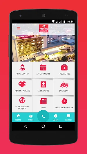Metro Hospital Faridabad Screenshot 1