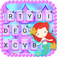 Laser Pretty Mermaid Keyboard Theme