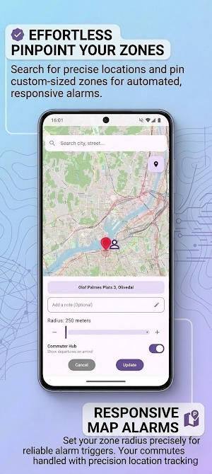 Wake Me App (When I'm There) Screenshot 1