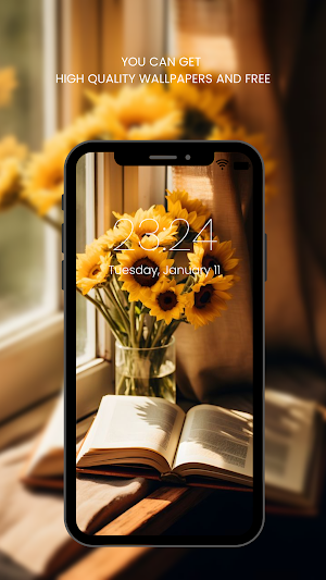 Sunflower Wallpaper HD Screenshot 2