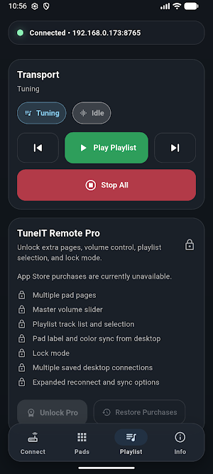 TuneIT Remote Screenshot 2