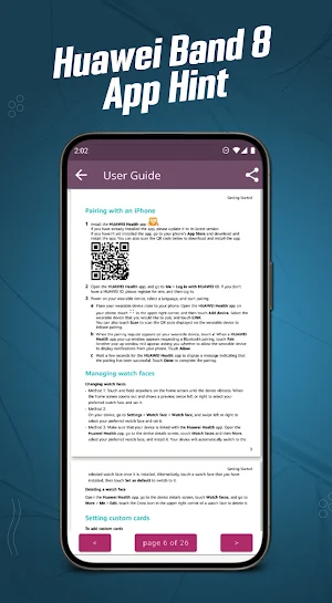 Huawei Band 8 App Hint Screenshot 2