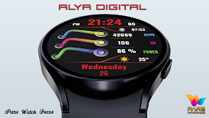 Alya Digital Watch Face Screenshot 3