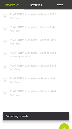 Luceco Platform Commissioning Screenshot 2