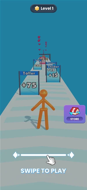 Tall Man Runner Game Screenshot 0