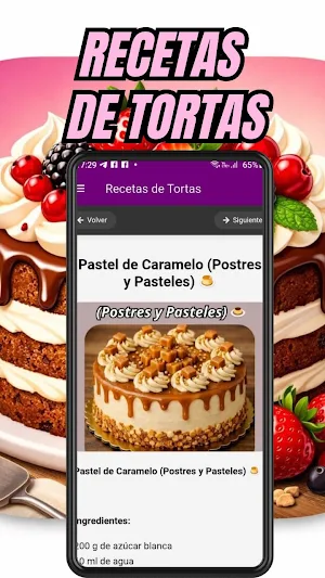 Recetas de Tortas Screenshot 2