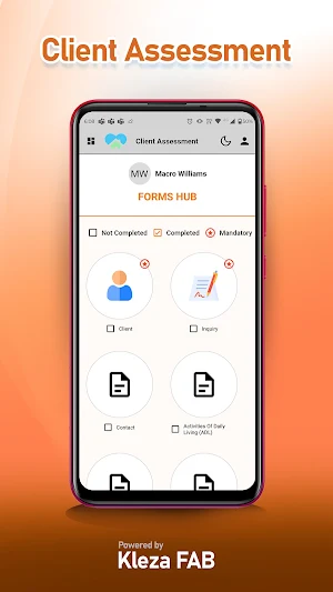 Client Assessment Screenshot 3