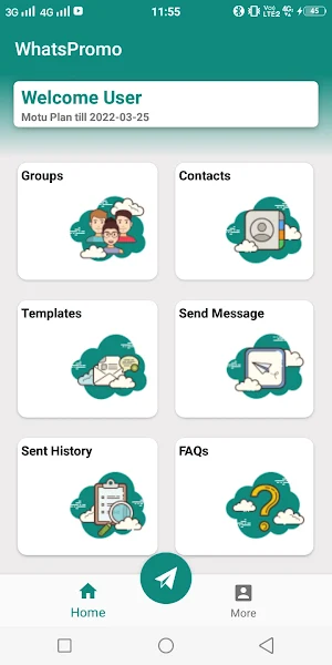 WhatsPromo - Send Bulk & Promotional Messages Screenshot 1