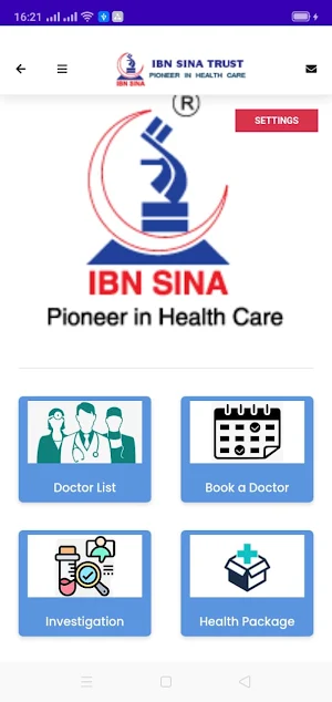 Ibn Sina Doctor Appointment Screenshot 1