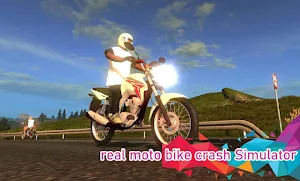 real moto bike crash Simulator Screenshot 2