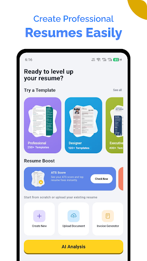 Resume Builder & ATS Scan Screenshot 0
