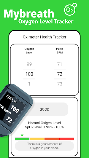 Oxygen Level Tracker: Mybreath Screenshot 3