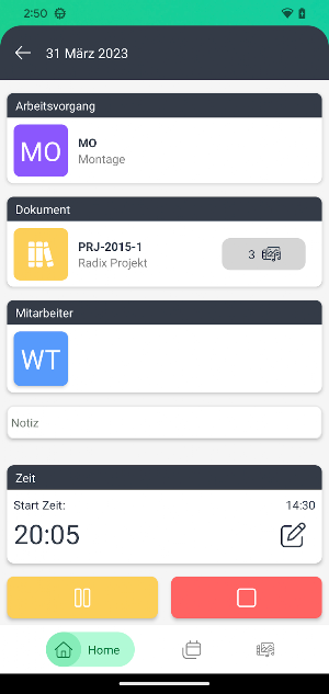 Radix Mobile Time Screenshot 0
