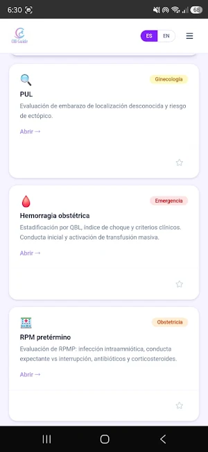 GestAge OB Guide Screenshot 1