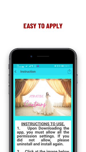 Attractive Curtain Wallpapers Screenshot 1