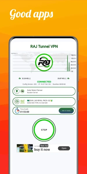RAJ Tunnel VPN Screenshot 0