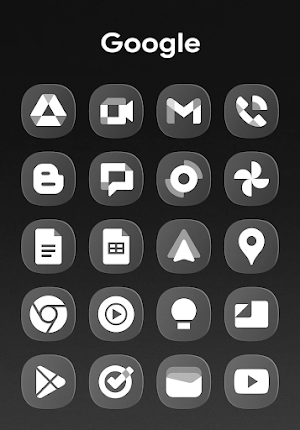 OneGlass 7 - Icon Pack Screenshot 1