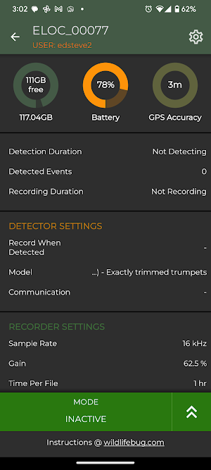 ELOC Control Panel Screenshot 0