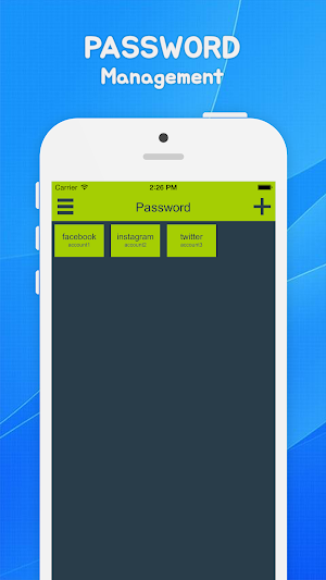 Password Management - App Screenshot 1