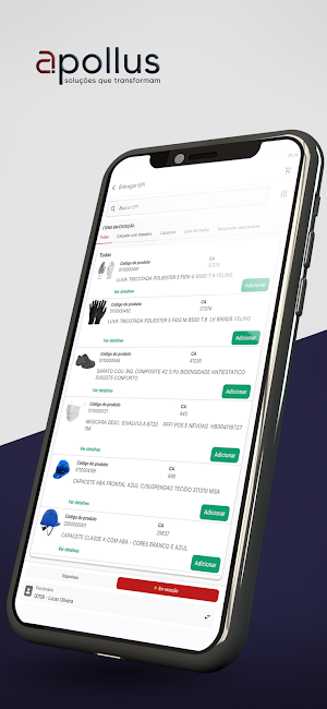 Apollus app – EPIs Screenshot 1