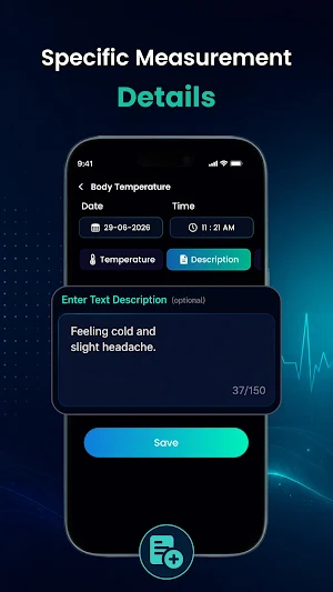 Body Temperature・Fever Checker Screenshot 3