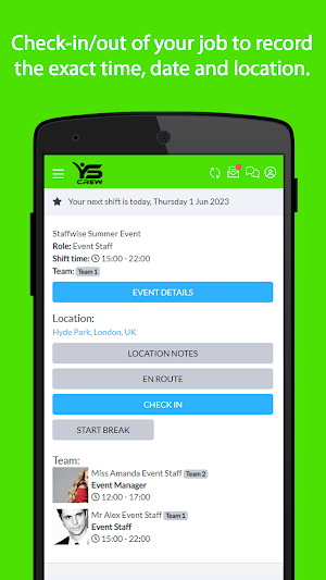 Event Crew Jobs Screenshot 1