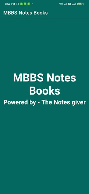 MBBS Notes Books Screenshot 0