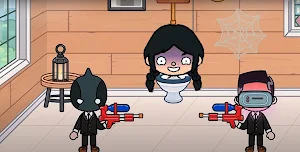 Toca Skibidi Wednesday Boca HD Screenshot 2